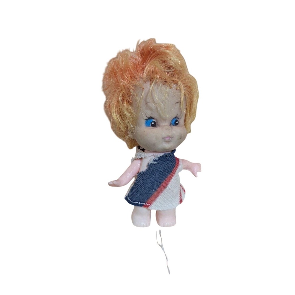Sweet Susie 1960s Vintage Doll Orange Hair Retro Taiwan 5 Inch Miniature Figure